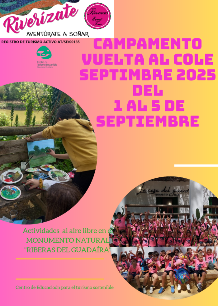 CAMPAMENTO VUELTA AL COLE SEPTIEMBRE 2025